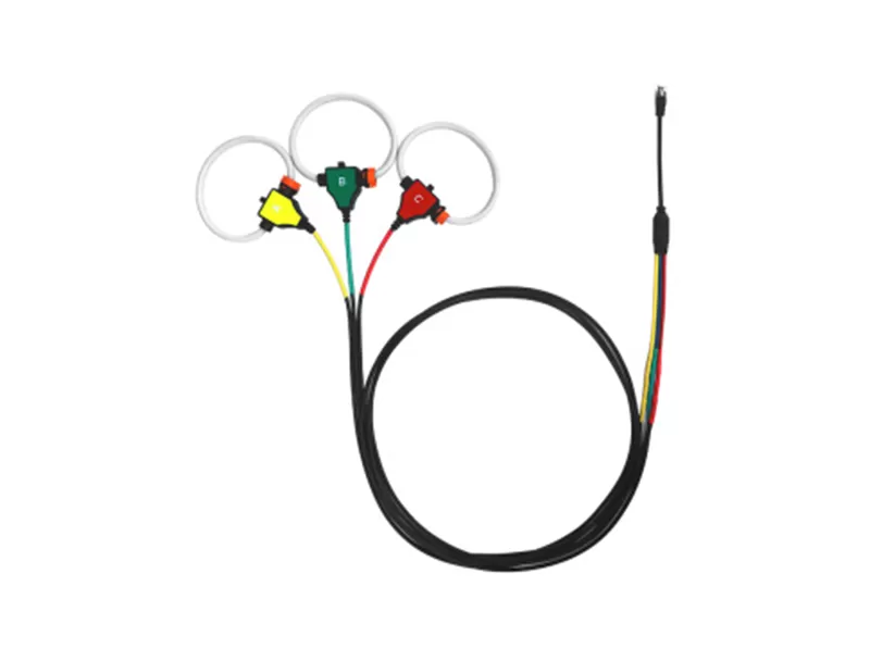 Reinforced high-current three-phase flexible Rogowski coil without integrator