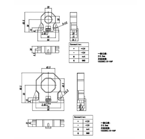 Through-core DC Current Sensor